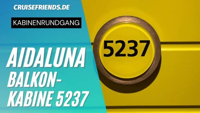 AIDAluna 5237 – Balkonkabine Rundgang