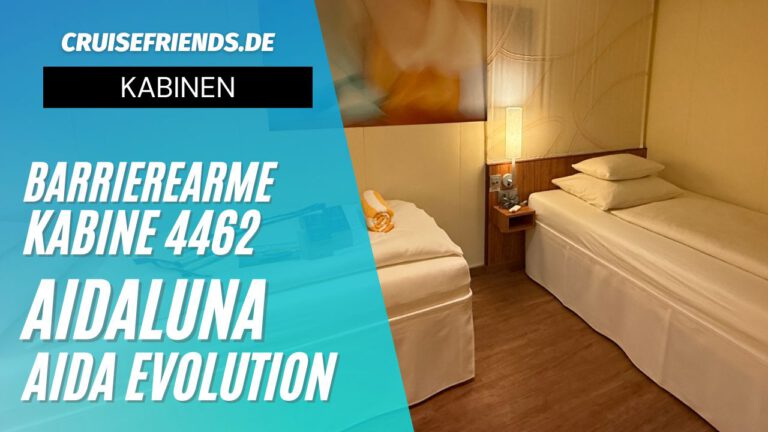 AIDAluna 4462 – Barrierearme Innenkabine