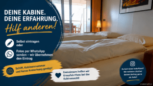 Teile deine Kabinenerfahrung