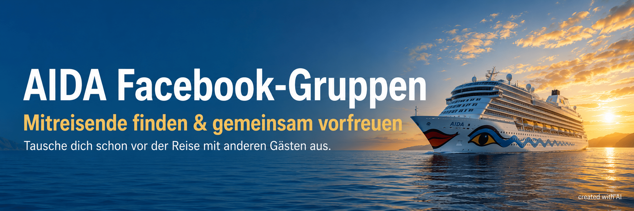 AIDA Facebook-Gruppen – Mitreisende finden und gemeinsam vorfreuen
