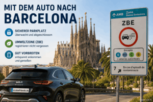 Mit dem Auto nach Barcelona: Das solltet ihr beachten