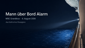 Mann über Bord Alarm auf der MSC Grandiosa – Aus der Sicht eines Passagiers